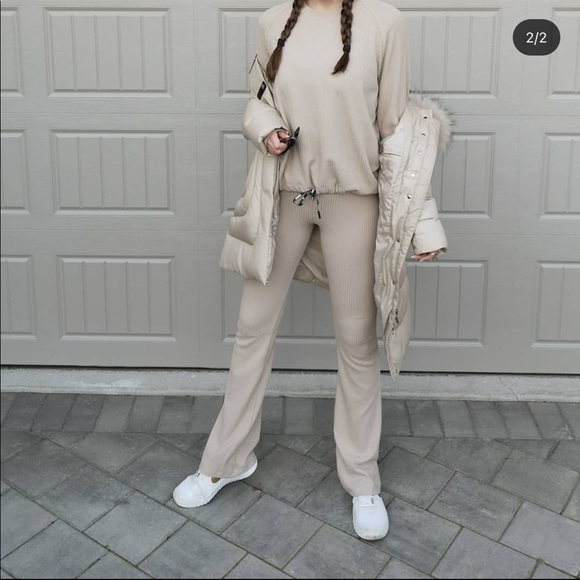 stronger cush ribbed beige lounge set - Picture 10 of 10